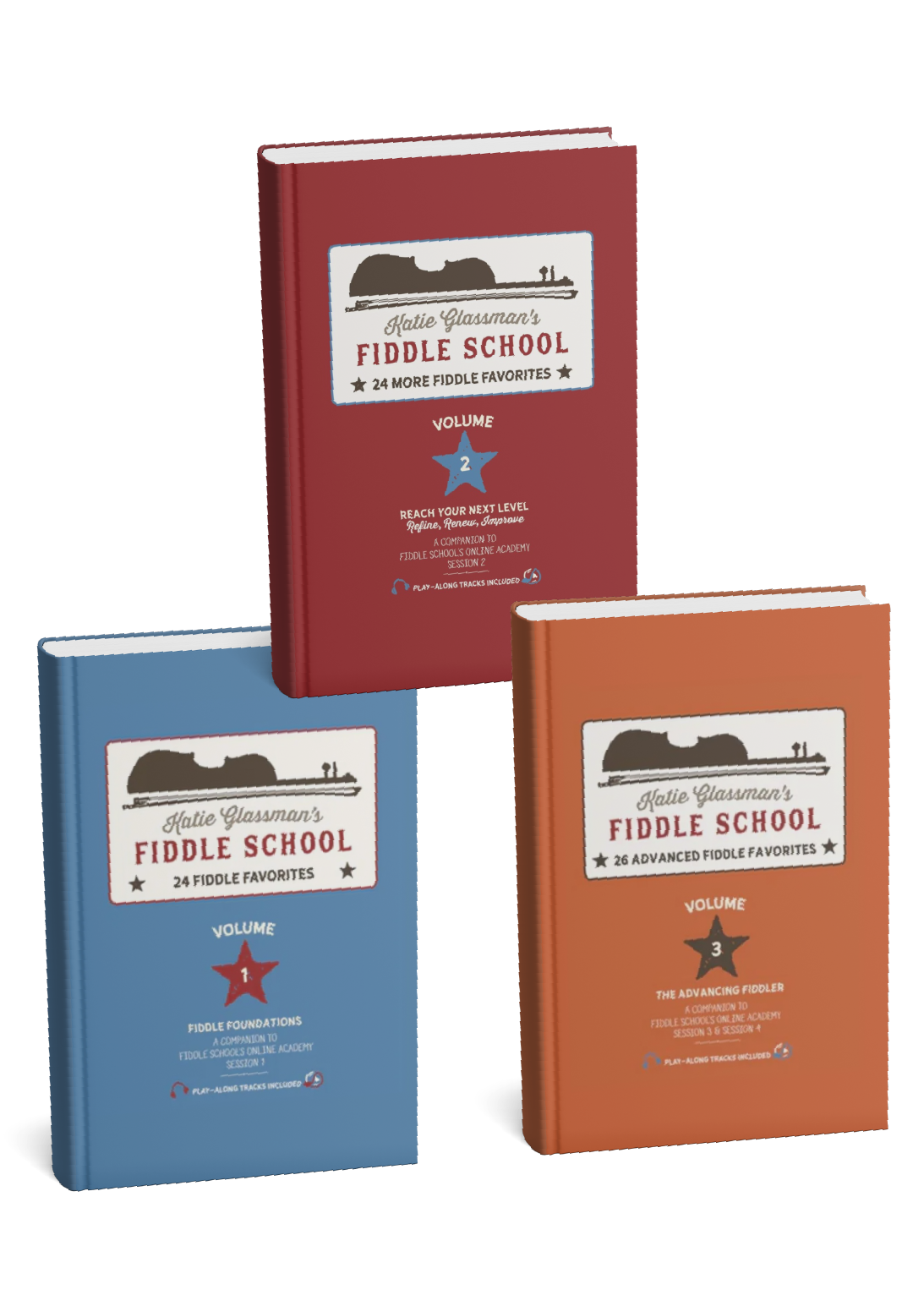Katie Glassman's Fiddle School Book Bundle